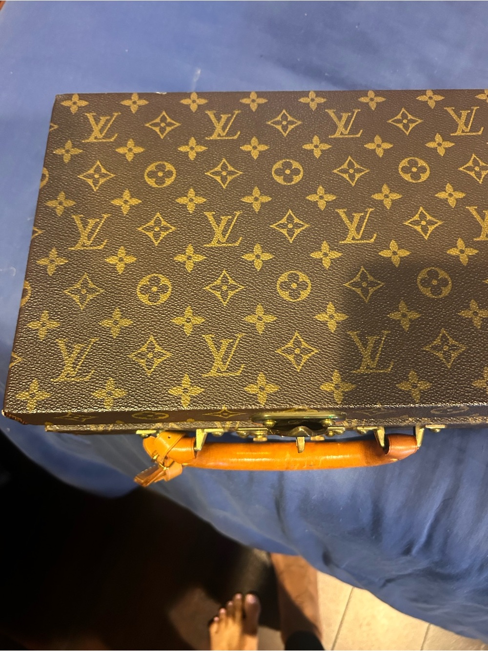 Louis Vuitton Monogram Hard Case Jewlery case